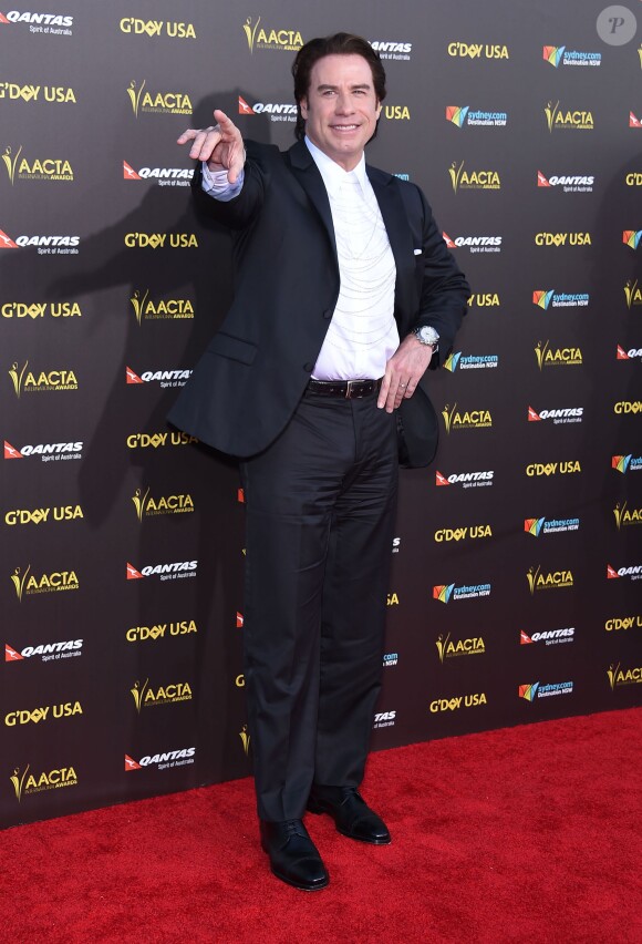 John Travolta assiste au G'Day USA Gala à l'Hollywood Palladium. Los Angeles, le 31 janvier 2015.