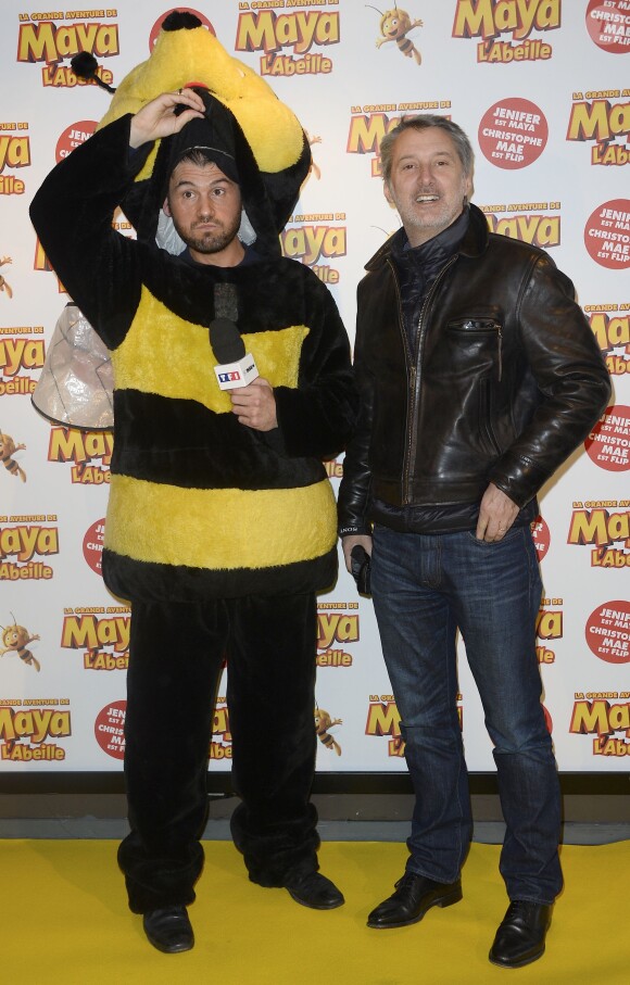 Christophe Beaugrand et Antoine de Caunes Avant-première du film " Maya l'abeille " à l'UGC Ciné Cité Bercy à Paris31/01/2015 - Paris