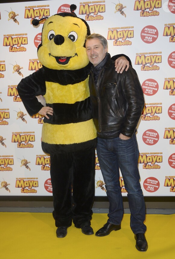 Christophe Beaugrand et Antoine de Caunes Avant-première du film " Maya l'abeille " à l'UGC Ciné Cité Bercy à Paris31/01/2015 - Paris
