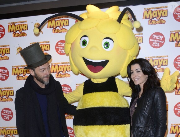 Jenifer Dadouche-Bartoli et Christophe Maé Avant-première du film " Maya l'abeille " à l'UGC Ciné Cité Bercy à Paris31/01/2015 - Paris