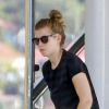 La princesse Beatrice d'York sur le yacht qu'elle occupe avec son compagnon Dave Clark et des amis à Saint-Barthélémy, le 22 janvier 2015