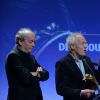 Exclusif - Jean-Pierre et Luc Dardenne - La 20e cérémonie des Prix Lumières à l'espace Pierre Cardin à Paris, le 2 février 2015.