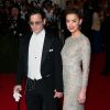 Johnny Depp et sa fiancée Amber Heard à New York, le 5 mai 2014.