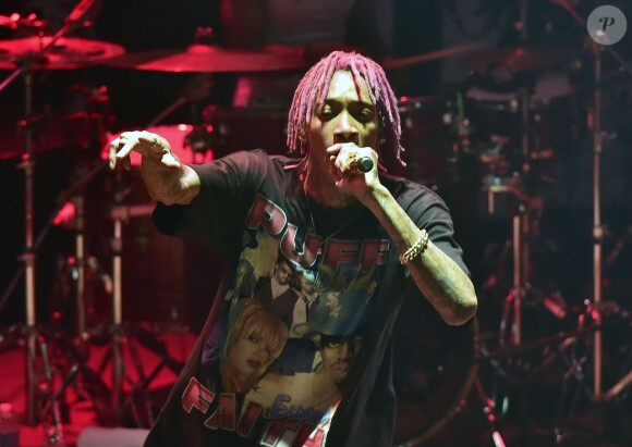 Wiz Khalifa en concert à la House of Blues de Chicago. Le 24 novembre 2014.