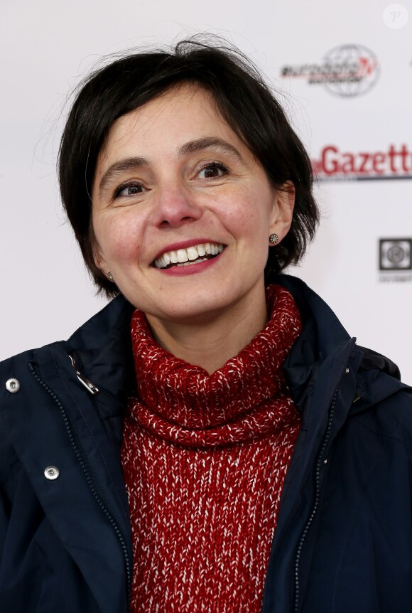 Lucie Caries participe au 17e Festival des Créations télévisuelles de Luchon, le vendredi 6 février 2015.