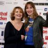 Nadia Fossier et Sophie de La Rochefoucauld participent au 17e Festival des Créations télévisuelles de Luchon, le vendredi 6 février 2015.