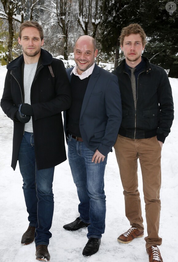 Pierre Cardonnel, Jonathan Cardonnel et Francois-David Cardonnel participent au 17e Festival des Créations télévisuelles de Luchon, le vendredi 6 février 2015.