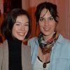 Dorcas Coppin et Julie Fournier participent au cocktail pour fêter le 100e épisode de la série Section de recherches et le lancement de la diffusion de la 9e saison, à Paris, le 5 février 2015.
