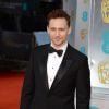 Tom Hiddleston lors des EE British Academy Film Awards au Royal Opera House, Londres, le 8 février 2015.
