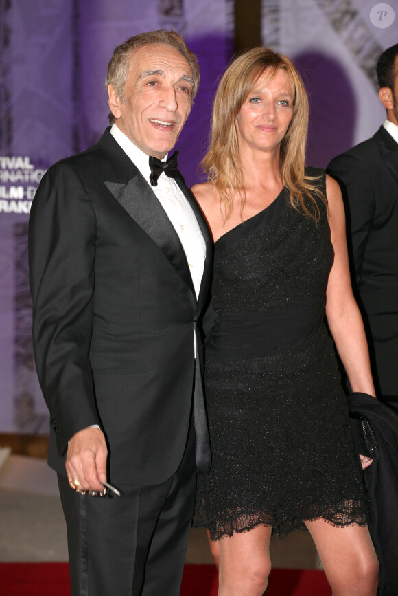 Gérard Darmon et sa compagne Christine à Marrakech le 2 décembre 2011.