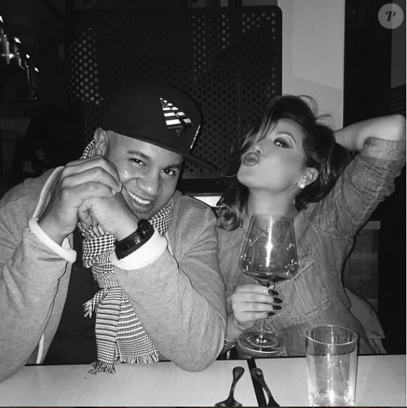 Adrienne Bailon et Lenny Santiago - photo publié sur le compte Instagram de Lenny Santiago le 6 février 2015