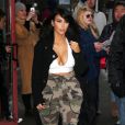 Kim Kardashian fait du shopping à SoHo. New York, le 9 février 2015.