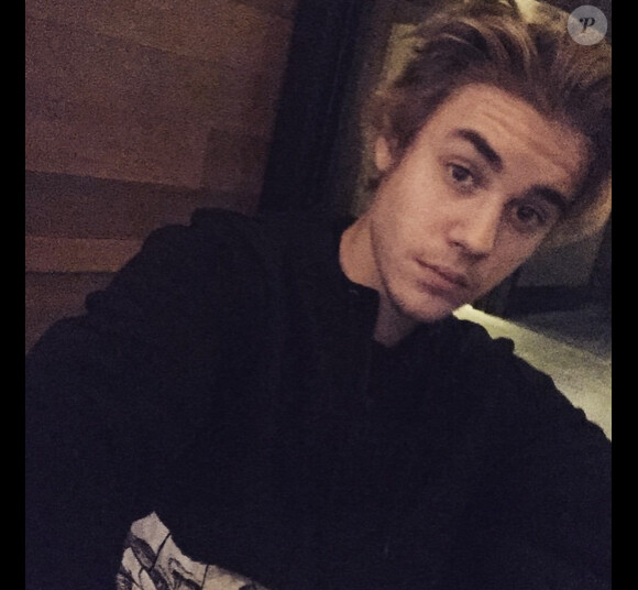 Le chanteur Justin Bieber a ajouté une photo de lui sur son compte Instagram, le 10 février 2015.