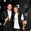 Scooter Braun et Justin Bieber à New York, le 21 avril 2012.