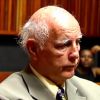 Bob Hewitt au cours de son procès pour viols et agressions sexuelles - février 2015