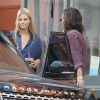 Exclusif - Harry Styles et sa compagne Nadine Leopold sont allés chez Frozen Yogurt à Beverly Hills, le 4 février 2015