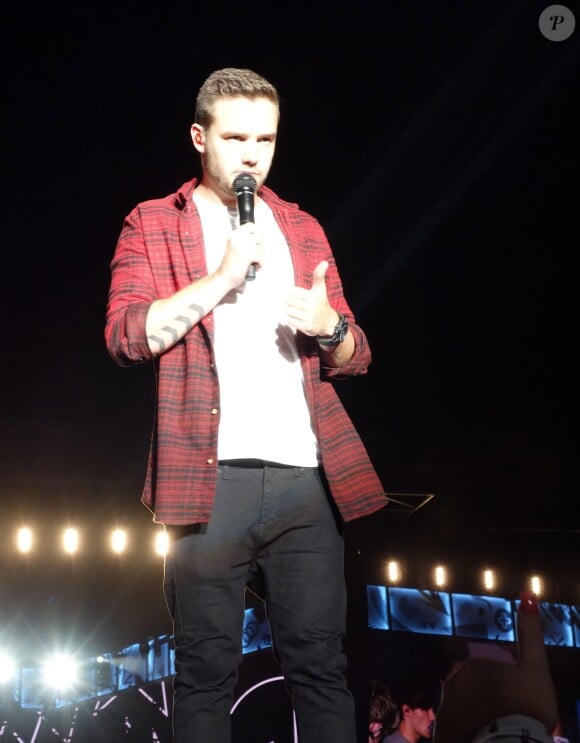 Liam Payne - Le groupe One Direction en concert à Adelaïde en Australie dans le cadre de leur tournée "On The Road Again", le 17 février 2015.
