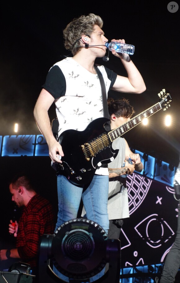 Niall Horan - Le groupe One Direction en concert à Adelaïde en Australie dans le cadre de leur tournée "On The Road Again", le 17 février 2015.
