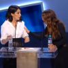 Leïla Bekhti et Géraldine Nakache remettent le César du meilleur second rôle - 20 février 2015 à Paris