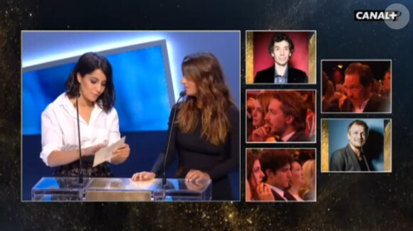 Leïla Bekhti et Géraldine Nakache remettent le César du meilleur second rôle - 20 février 2015 à Paris