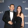 Dany Boon, président de cette édition, et sa femme Yaël - La 40ème cérémonie des César au théâtre du Châtelet à Paris le 20 février 2015