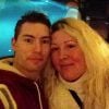 Fred et Loana au restaurant pour la St-Valentin, le 14 février 2015.