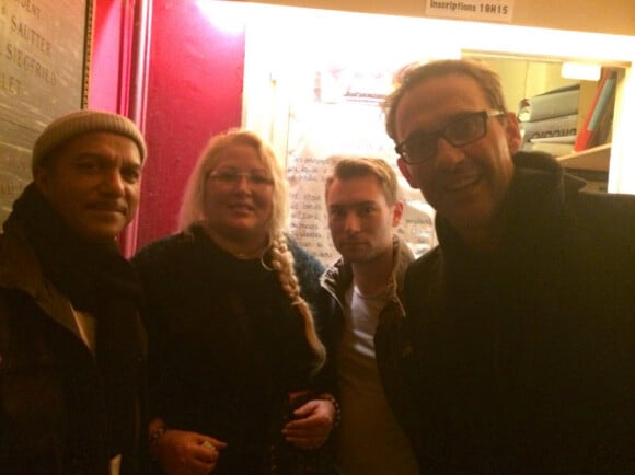 Pascal Legitimus, Loana, Fred et Julien Courbet le 27 janvier 2015.