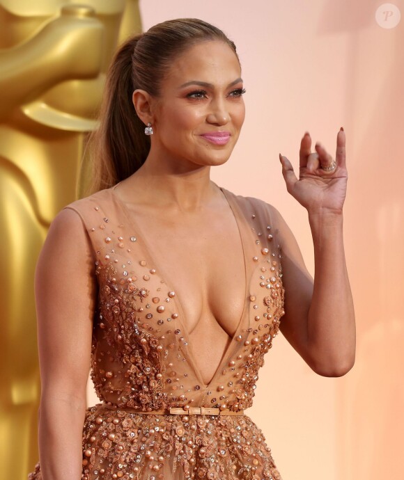 Jennifer Lopez - Arrivée des people à la 87ème cérémonie des Oscars à Hollywood, le 22 février 2015. Celebrities arriving at the 87th Annual Academy Awards at Hollywood & Highland Center in Hollywood, California on February 22, 2015.22/02/2015 - Hollywood