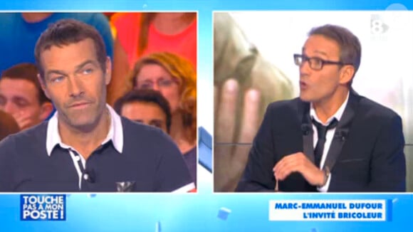 Marc-Emmanuel Dufour s'exprime sur le scandale Tous ensemble dans TPMP, le vendredi 23 octobre 2014 sur D8