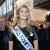 Camille Cerf, Miss France 2015, se rend au Salon de l'Agriculture à Paris, le mardi 24 février 2015.