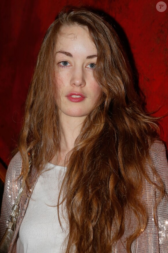 Juliette Besson (fille de Luc Besson) - Soirée de lancement officielle du magazine Aestus "Fleurs de Rébellion" au Buddha-Bar à Paris, le 24 février 2015.