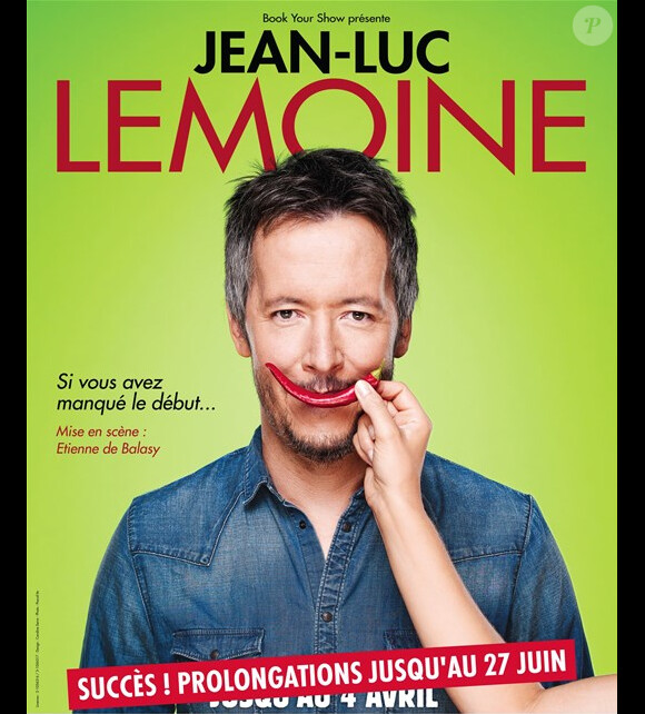Jean-Luc Lemoine, actuellement sur scène dans Si vous avez manqué le début, au Grand Point Virgule (Paris).