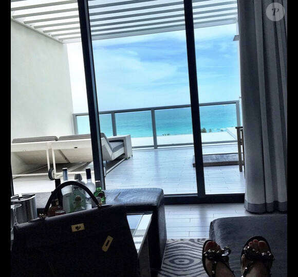 Eudoxie, la femme du rappeur américain Ludacris a ajouté une photo de ses vacances avec son mari sur son compte Instagram le 27 février 2015