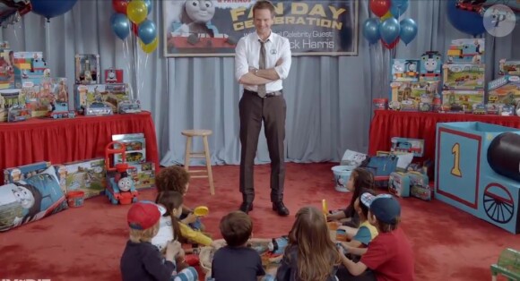 Neil Patrick Harris dans sa vidéo pour le site Funny or Die. Février 2015