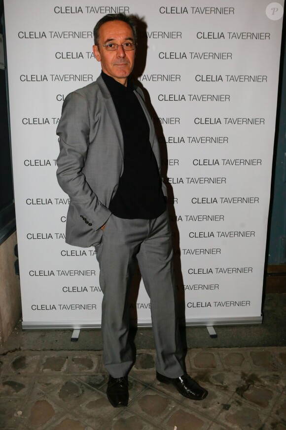 Emmanuel Ménard à la soirée Clélia Tavernier au Showroom Aloha à Paris, le 3 mars 2015.