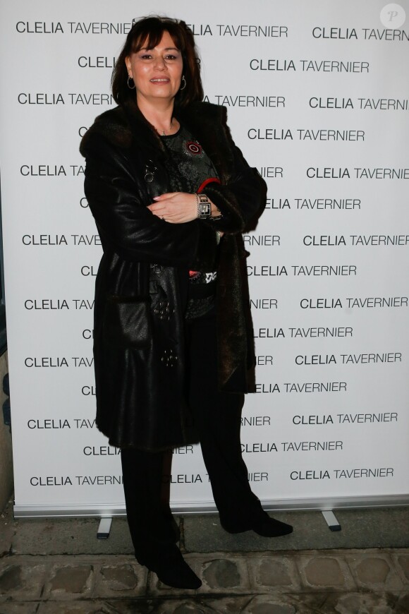 Elisabeth Deshayes à la soirée Clélia Tavernier au Showroom Aloha à Paris, le 3 mars 2015.