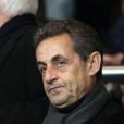  Nicolas Sarkozy - People au quart de finale de la Coupe de France de football entre le PSG et l'AS Monaco (2-0) au Parc des Princes &agrave; Paris le 4 mars 2015. 