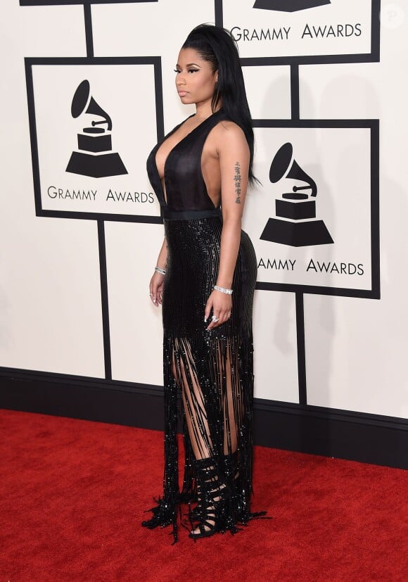 Nicki Minaj lors de la 57ème soirée annuelle des Grammy Awards au Staples Center à Los Angeles, le 8 février 2015.  