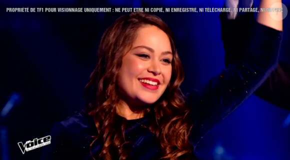 Andrew s'oppose à Sharon Laloum dans The Voice 5, le 7 mars 2015 sur TF1.