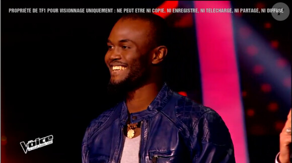 Alvy Zamé contre Julien dans The Voice 4, le 7 mars 2015 sur TF1.