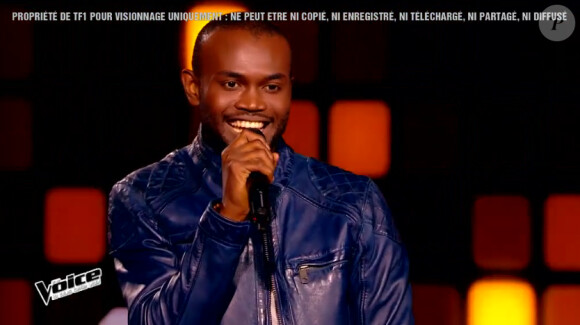 Alvy Zamé contre Julien dans The Voice 4, le 7 mars 2015 sur TF1.