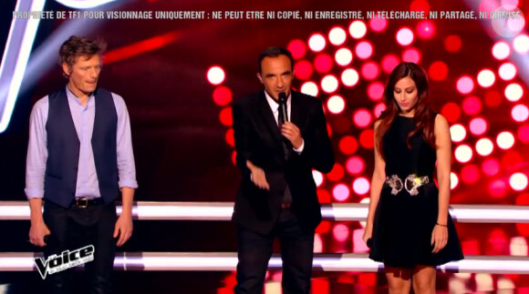 Hiba Tawaji face à Nög dans The Voice 4, le 7 mars 2015 sur TF1.