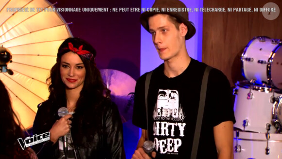 Robinne Berry face à Max Blues Bird, le 7 mars 2015 sur TF1.