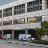 Centre médical UCLA où a été hospitalisé Harrison Ford à Venice, le 5 mars 2015 après le crash de son avion sur la pelouse du Penmar Golf Course.