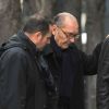 Exclusif - Jacques et Bernadette Chirac arrivent au restaurant Marius et Janette à Paris le 28 février 2015. 