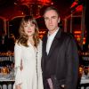 Dakota Jonhson et Raf Simons - Aftershow Christian Dior lors de l'inauguration de la discothèque Les Bains Douches à Paris. Le 6 mars 2015.