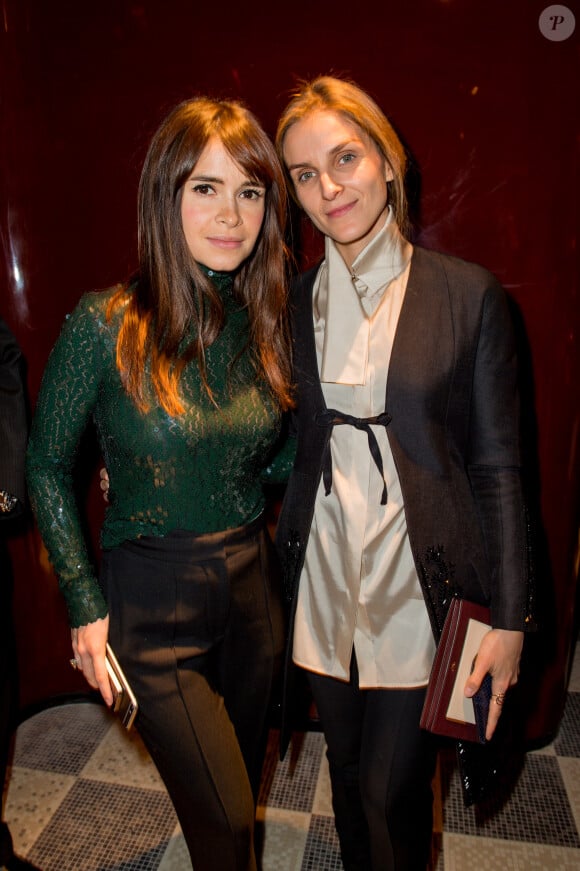 Miroslava Duma (Mira Duma) et Gaia Repossi - Aftershow Christian Dior lors de l'inauguration de la discothèque Les Bains Douches à Paris. Le 6 mars 2015.