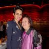 Farida Khelfa et Suzie Menkes - Aftershow Christian Dior lors de l'inauguration de la discothèque Les Bains Douches à Paris. Le 6 mars 2015. 