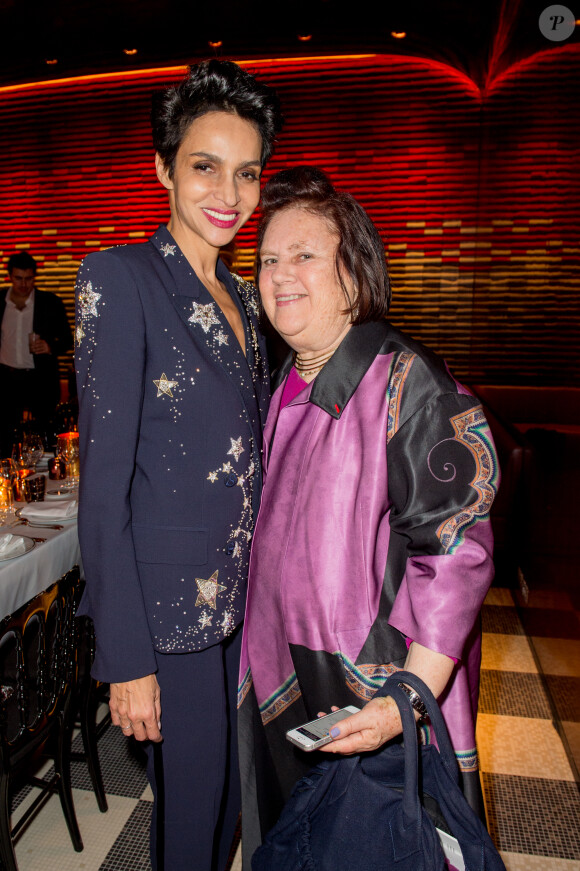 Farida Khelfa et Suzie Menkes - Aftershow Christian Dior lors de l'inauguration de la discothèque Les Bains Douches à Paris. Le 6 mars 2015. 