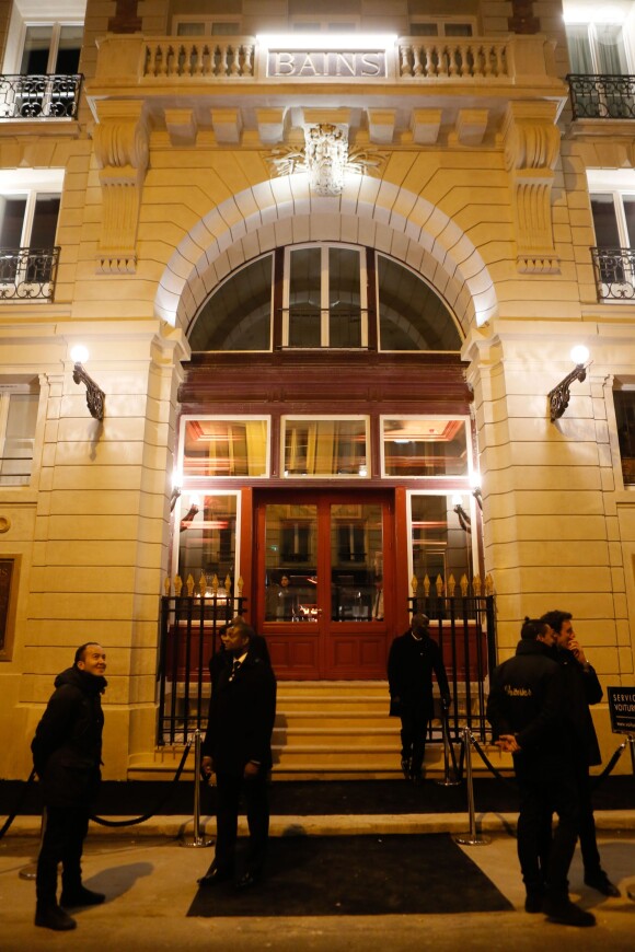 Exclusif - Illustration - Arrivées et sorties de l'aftershow Christian Dior lors de l'inauguration de la discothèque Les Bains Douches à Paris, le 6 mars 2015.